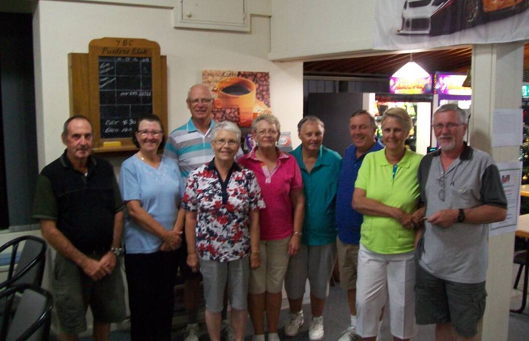 ALL SMILES: Join the happy group for twilight bowls every Wednesday night at Young Bowling Club. The club will play through the Christmas period.