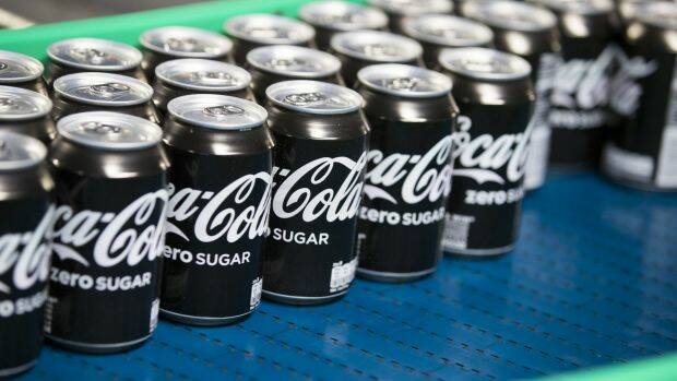 Coca Cola says one in two consumers don't realise there is zero sugar in Coke Zero. Photo: Jasper Juinen
