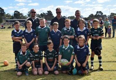 BRINGING IT HOME: Young Yabbies Under 10s Green played in the semi-finals against Leeton at home.