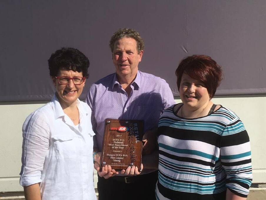 THAT'S SUPER: Donges Supa IGA has taken out the National Meat Department of the Year for 2017. Photo: Supplied.