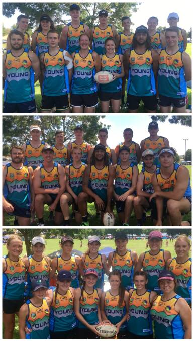 IN TOUCH: Young fielded three touch teams at the Yass Touch Football Knockout Carnival last weekend. Pictures by: Ben Cooper.