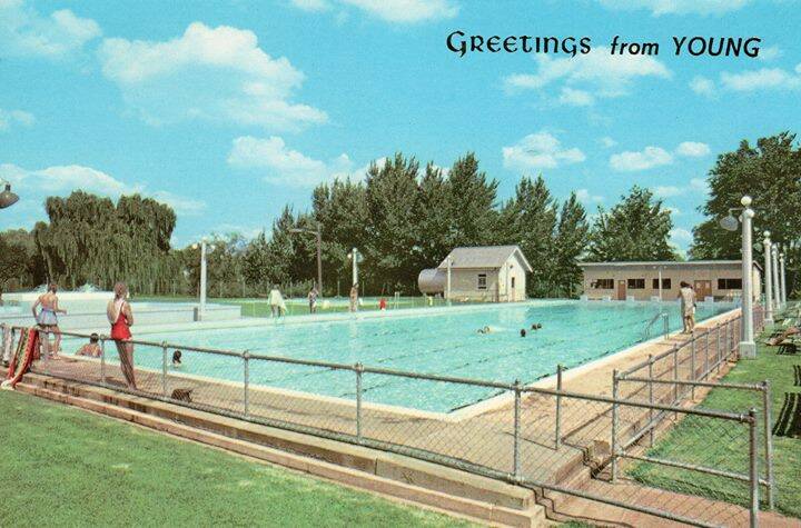 BLAST FROM THE PAST: A postcard from Young circa 1973. Picture: Peter Keenan.