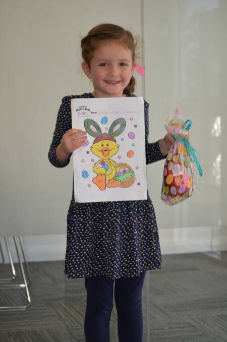 Stella Gibson won first prize for her Easter picture in the Young Witness Easter Colouring Competition.