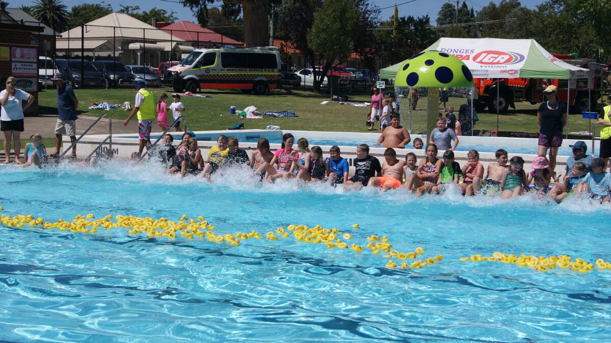The Georgina Josephine Foundation Duck race was the highlight of the day.