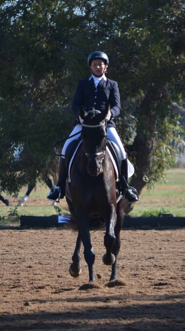 HALT AND SALUTE: Between a great turnout and some tough competition it was a huge weekend at the Young Dressage Championships. Photo: Rebecca Hewson.