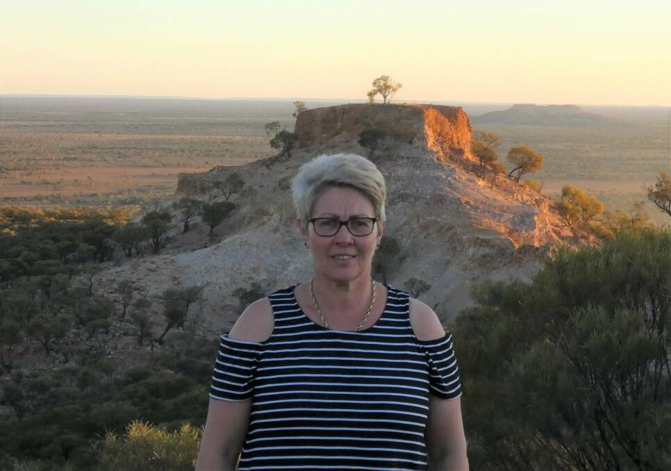 FLYING HIGH: Joanne Johnson from Young is trekking to Birdsville to volunteer at the races and raise money for the Royal Flying Doctors Service.