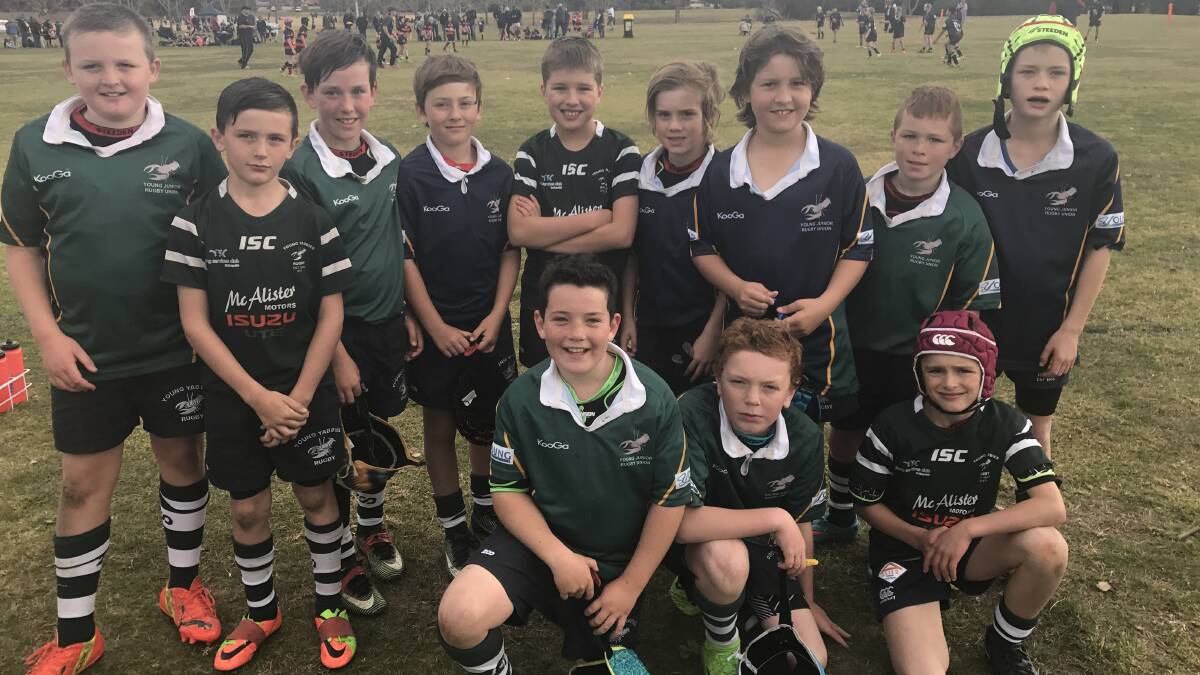 Young Yabbies Under 10s Green had a massive day in Wagga last weekend. Photo: Supplied.