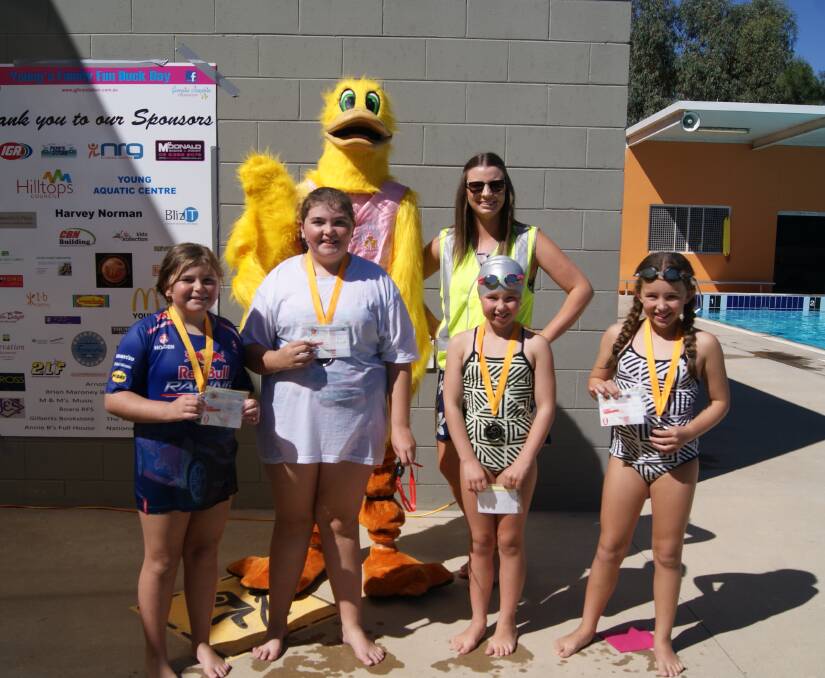 Charlotte, Anna, Annabelle and Hannah took out Race One at the GJ Duck Day.