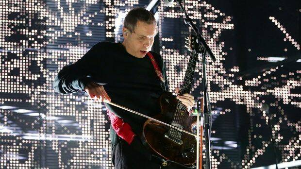 Jonsi Birgisson of Sigur Ros performs at this year's Splendour in the Grass. Photo: Mark Metcalfe
