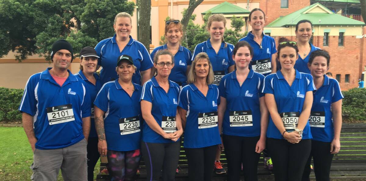 STOMPERS: The Stadium Stomp team from Young have raised more than $20,000 to go towards research for a cure to Motor Neuron Disease.