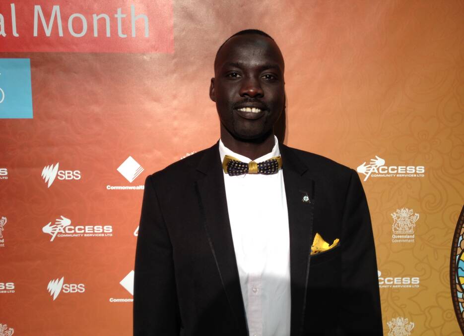 LEADER: Elijah Buol at the Queensland Multicultural Awards at Logan Entertainment Centre on August 20, 2016. Photo: Christine Rossouw