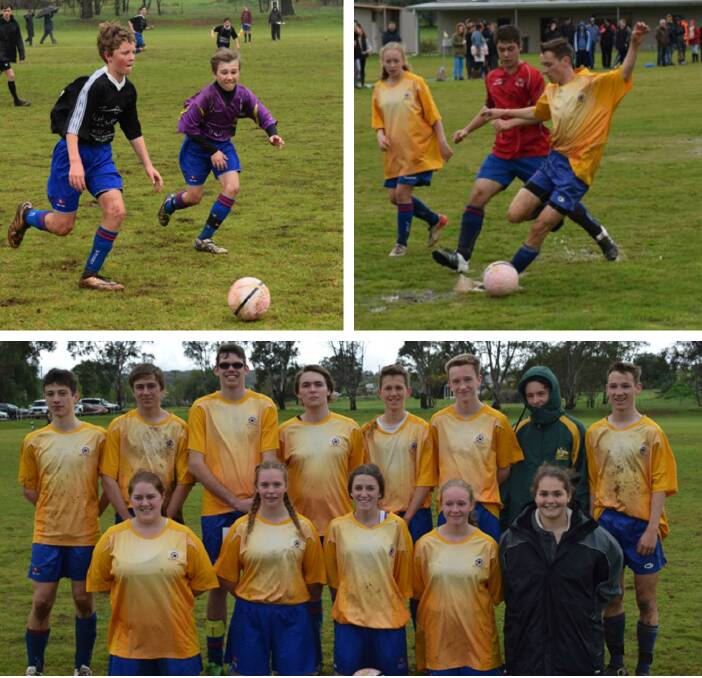 GRAND FINALS: Young's junior soccer town competition grand finals were held at Grenfell on Saturday. McAlister Motors (pictured) took the Under 17s premiership title for 2016.