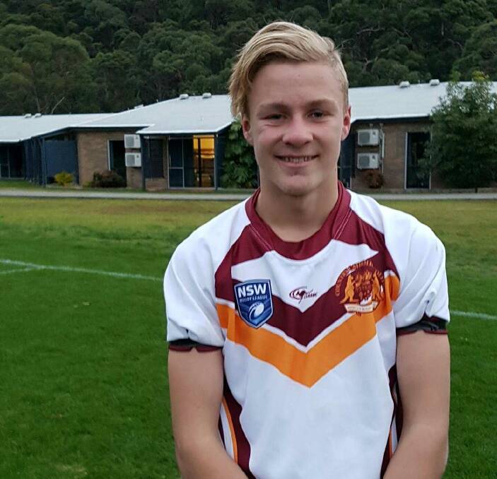 ACHIEVEMENT: Hennessy Catholic College student, Nicholas Hall, has been named Player of the Tournament after taking part in the Combined Catholic College Country Rugby League camp.
