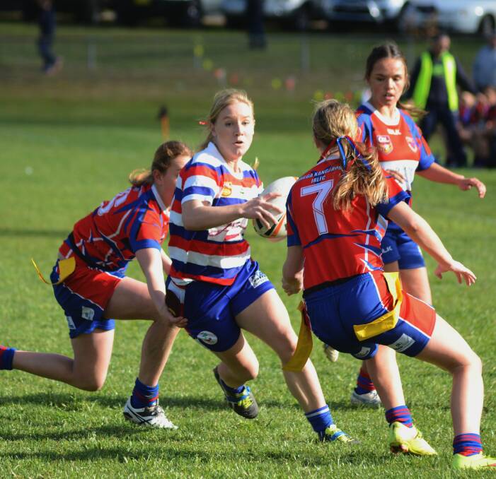 STANDOUT: Under 16s League Tag player, Ash Carroll, was awarded the Rick Keast Medal on Saturday for her performance in the grand final.