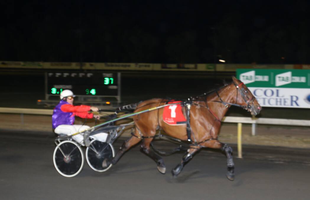 Matt, Greg and Beryl McCaffery were finally rewarded for their devotion to duty in winning at Parkes with the New Zealand import Kynsna.

Photo: Coffee Photography 