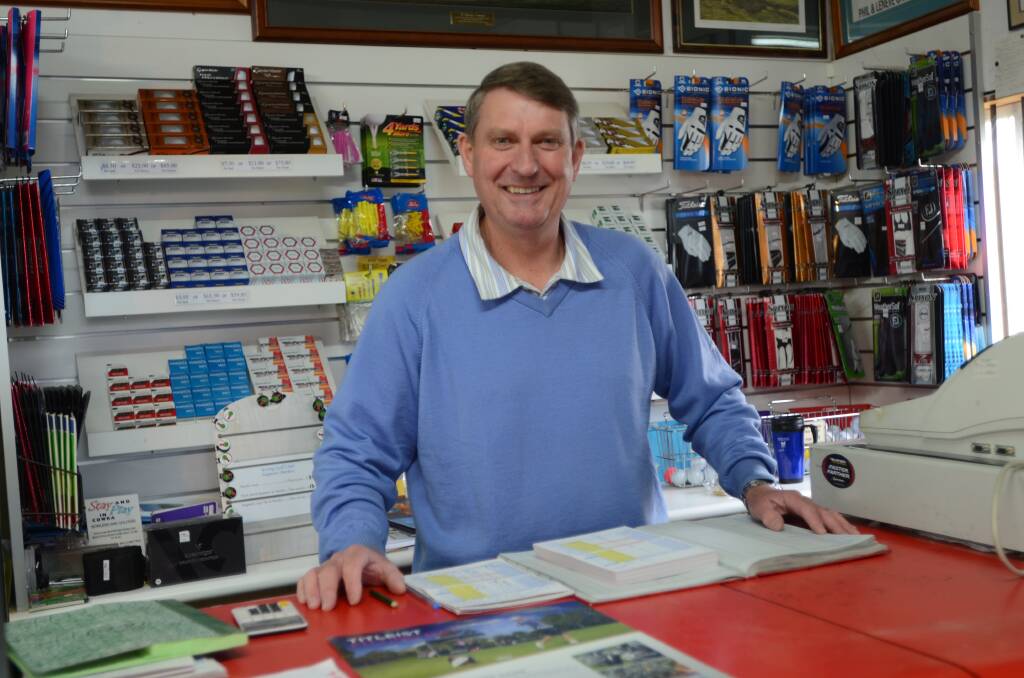 STEPPING DOWN: Young's Golf Professional, Phil Cartwright, is hanging up the keys after 33 years of service with the Young Golf Club. Photo: Elouise Hawkey