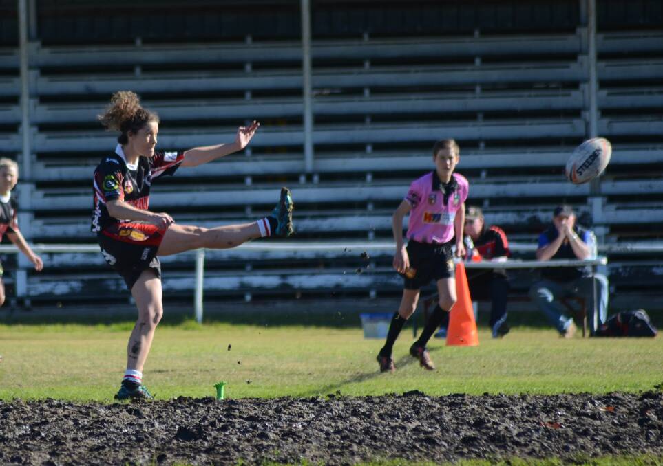 Nicola Hambilton in action during the Bears game last week.