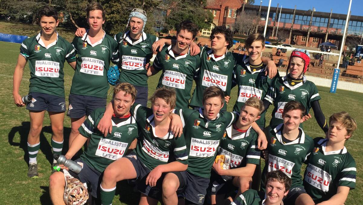 YABBIES: The Under 16 Yabbies are ploughing their way through the Division Two Canberra Rugby competition.