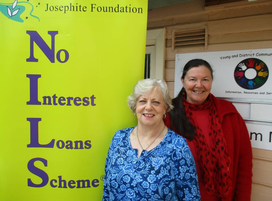 SUCCESS STORY: Ruth Johnson - a low income earner from Young - pictured with NILS coordinator, Judy Barker.