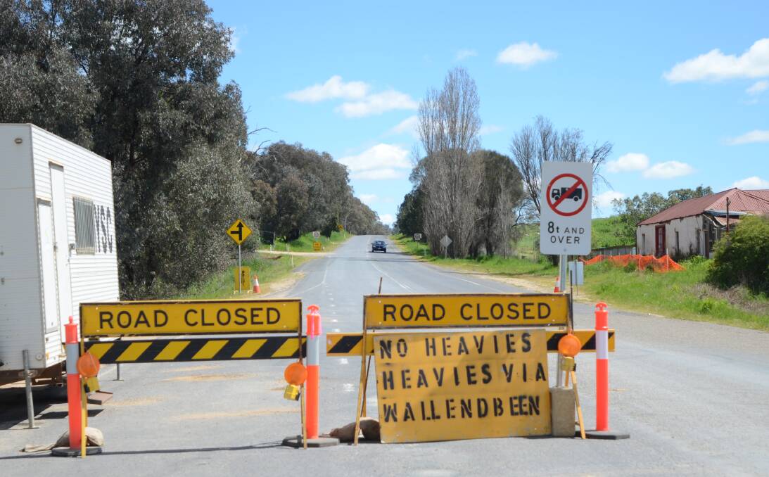 ROAD CLOSED: The Temora Road remains closed to heavy vehicles, with only local traffic advised to use the road. For regular updates visit http://hilltops.nsw.gov.au/roadclosures/
