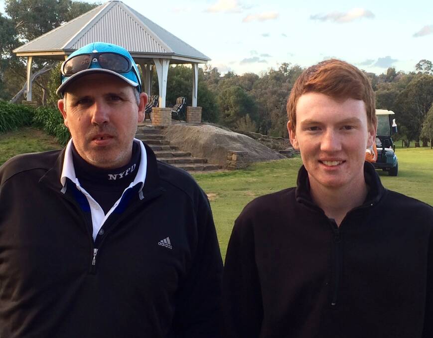 GOLF: Peter Rushby and Geoff Walker Trophies went to winners Gavin Marshall and Jarrod Harding.