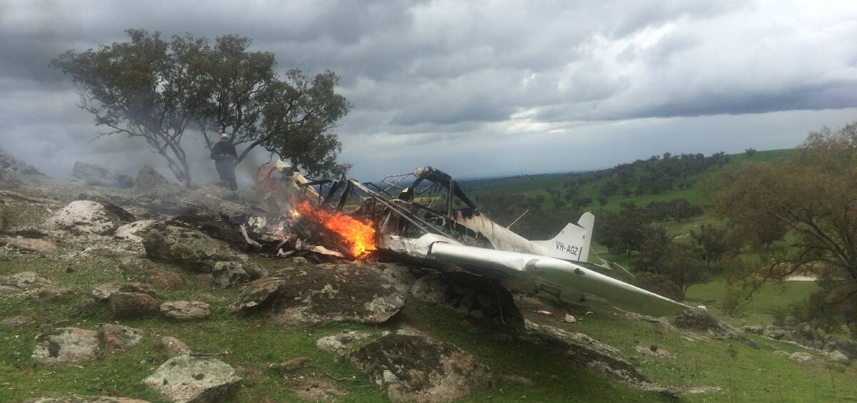 LUCKY ESCAPE: A 45-year-old male has walked away from a light plane crash at Berthong injury free earlier this week.