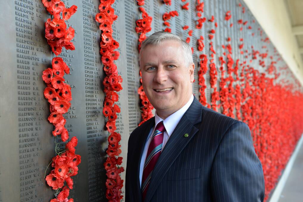 Write call: Riverina MP Michael McCormack is inviting students from Young to participate in an ANZAC Day writing competition.