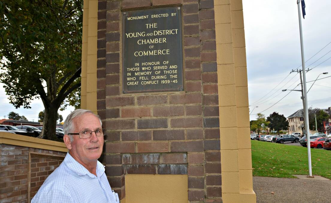Honouring mateship: Young RSL sub-branch president John Walker said mateship and teamwork are defining Anzac values. Picture: Craig Thomson.