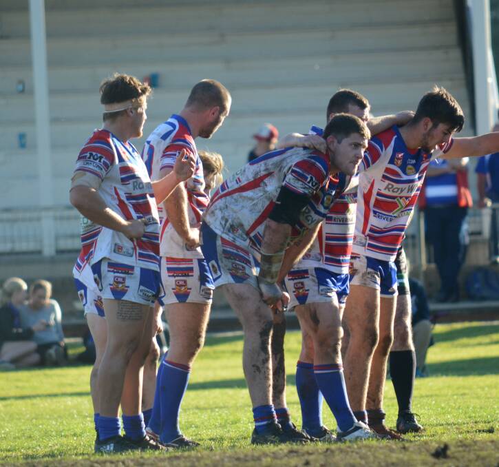 Solid Win: The Young Cherrypickers first grade put in a solid performance against the Kangaroos in Wagga last weekend. Picture: Helen Walker.