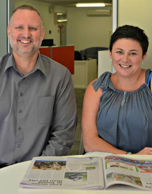 New team: Editor Craig Thomson and Journalist Rebecca Hewson.