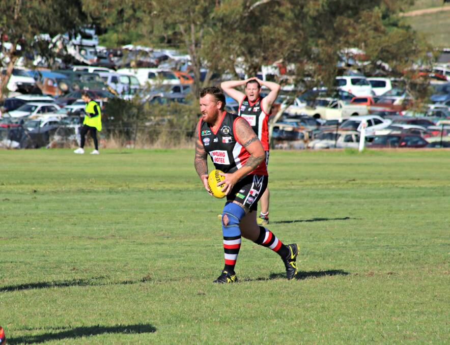 Best on ground: Kai Frame played his best game for the year playing centre half-forward and rotating through the middle. Picture: Amanda Langman.
