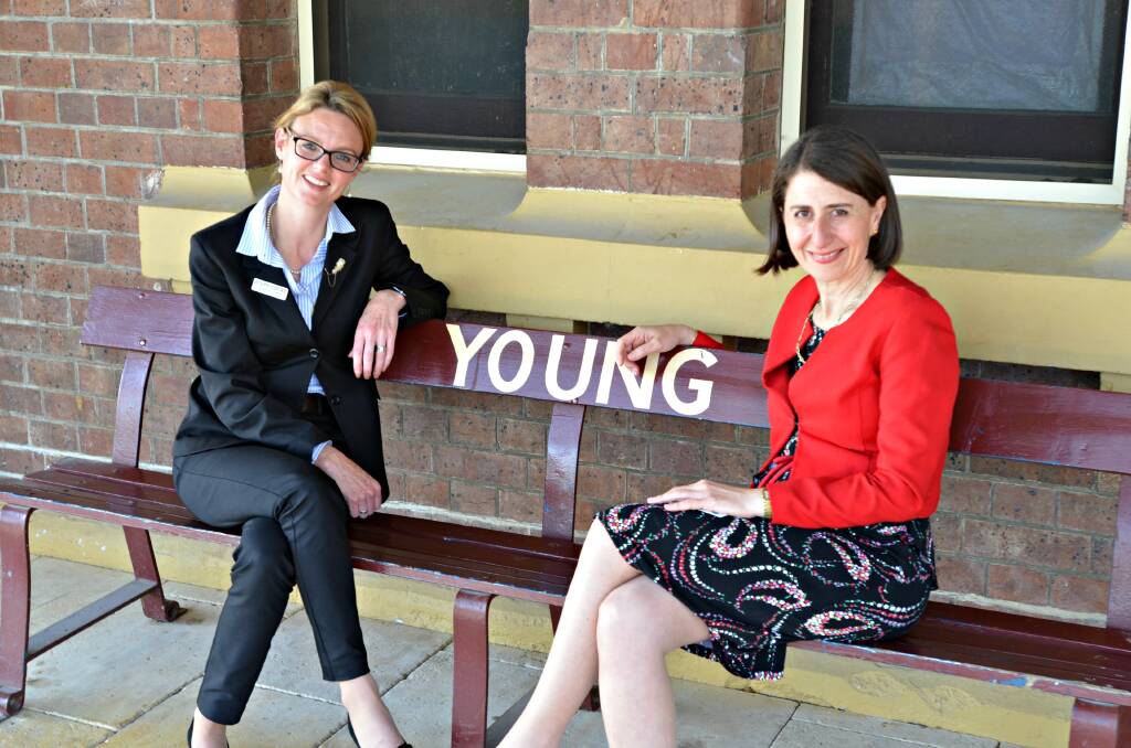Power: The Nationals Steph Cooke and Premier Gladys Berejiklian.
