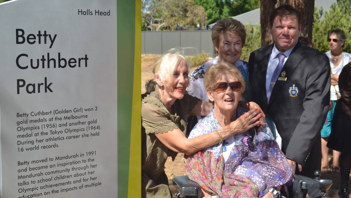 The City of Mandurah opened Betty Cuthbert park in 2014. Photo: Mandurah Mail.