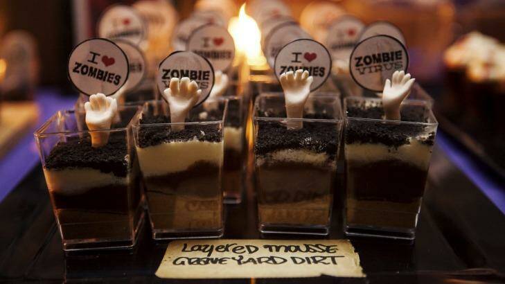 The Craigs' wedding desserts made guests die laughing. Photo: Jesse McCoullough