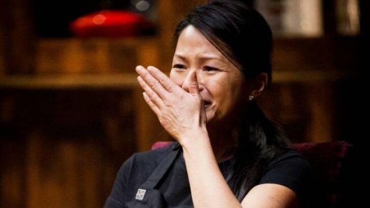 Tears in the kitchen on <i>MasterChef</i>. Photo: Channel Ten