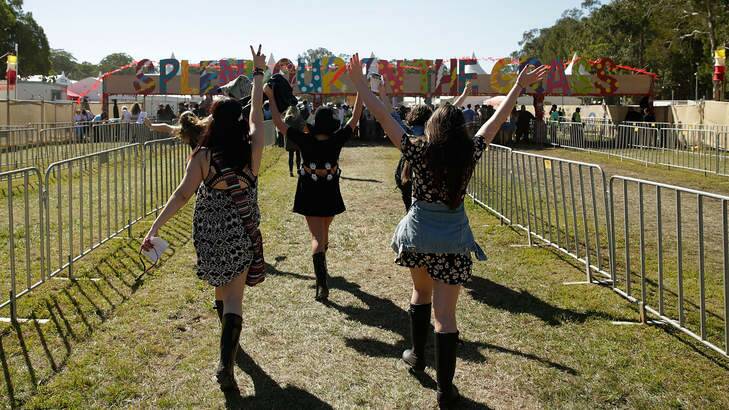 Strong start: Festival goers arrive onsite at Splendour In the Grass 2014 on July 26, 2014 in Byron Bay, Australia. Photo: Mark Metcalfe