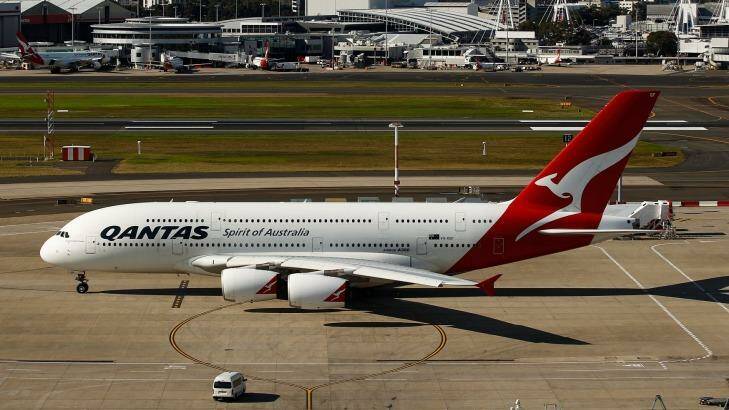 Much of Sydney Airport – most notably its runways – sits on reclaimed land. Photo: Brendon Thorne