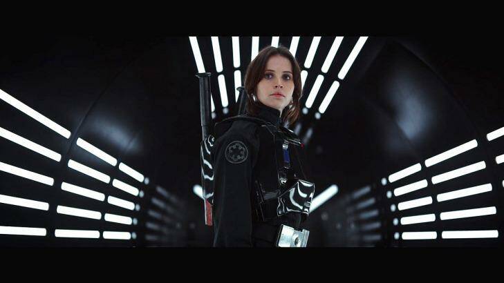 Felicity Jones in <i>Rogue One: A Star Wars Story.</i> 
