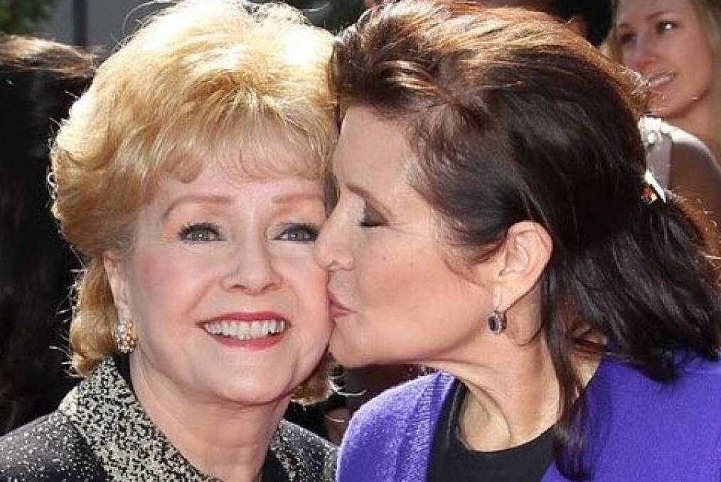 Debbie Reynolds' son released a statement to Variety saying, "she's with Carrie." Photo: Twitter