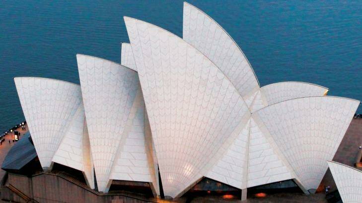The Sydney Opera House  Photo: JAMES D MORGAN