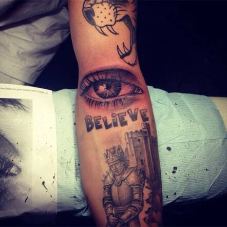 Justin Bieber has too many bad tattoos to choose from. Take your pick. Photo: Justin Bieber/Instagram