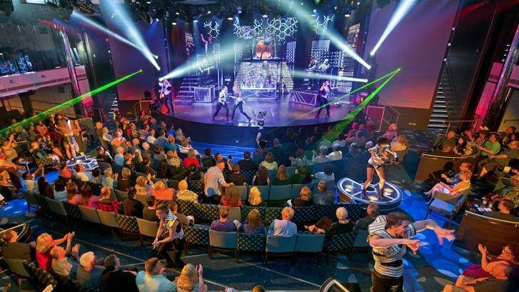 Entertainment is round the clock on the Carnival Vista.