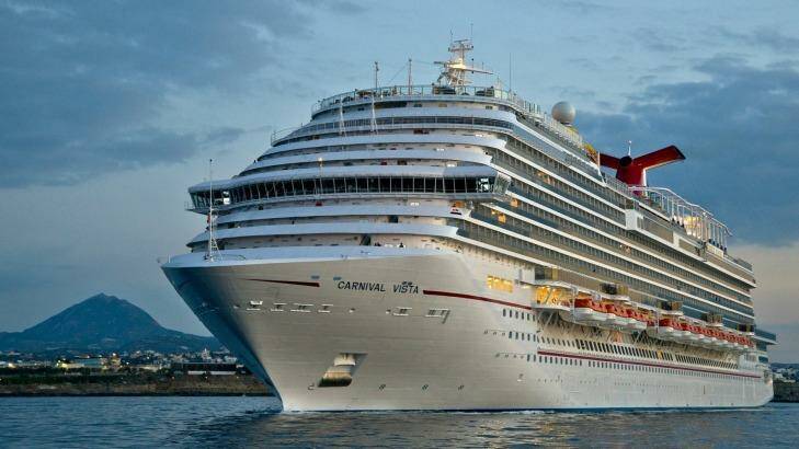 The Carnival Vista weighs 133,500 tons, stands 5 stories high and carries up to 3954 guests. Photo: Andy Newman