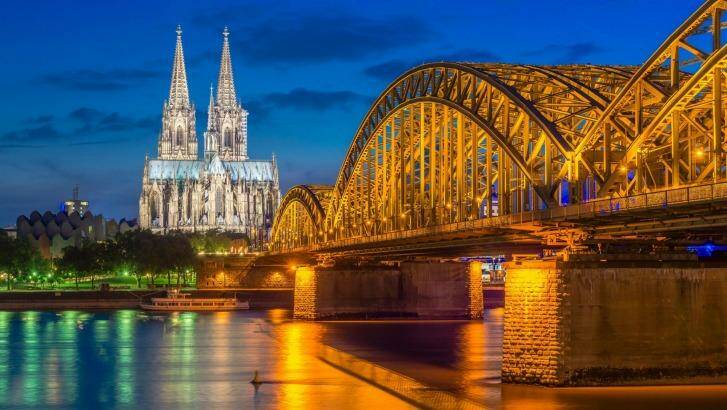 Cologne on the Rhine River in Germany, one of Tauck's ports of call.