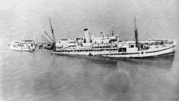 The British hospital ship Gloucester Castle was torpedoed by a German U-boat in 1917. Photo: Supplied