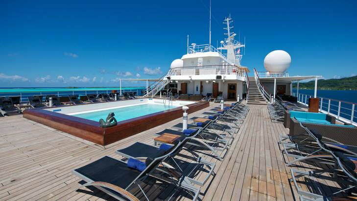 Paul Gauguin cruise ship.