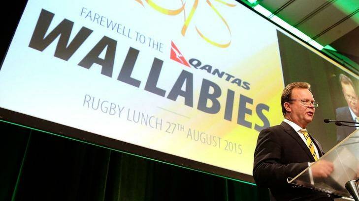 Support: ARU boss Bill Pulver backed the changes made to the Wallabies side by coach Michael Cheika.  Photo: Mark Metcalfe