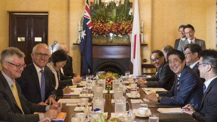 America's engagement with the region was a key topic for the talks at Kirribilli House. Photo: Brook Mitchell