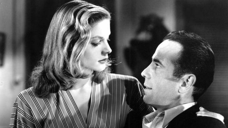 "You know how to whistle, don't you, Steve? You just put your lips together and … blow": Lauren Bacall and Humphrey Bogart in a scene from the 1944 film <i>To Have and to Have Not</i>.