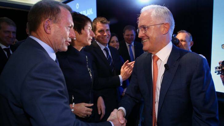 Malcolm Turnbull and Tony Abbott during the election campaign. Photo: Andrew Meares